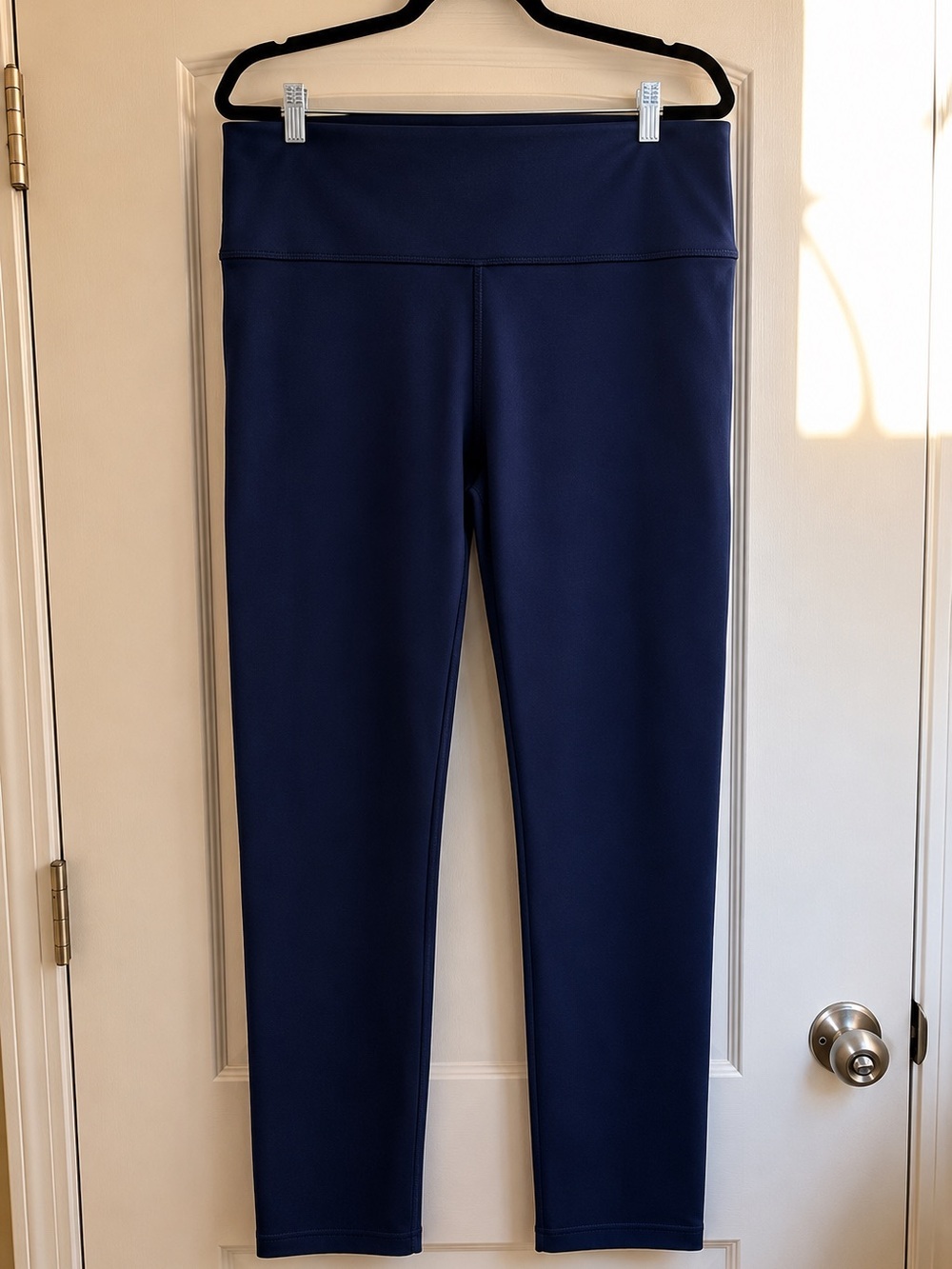LOGO Plus Size Women’s High-Waist Navy Leggings